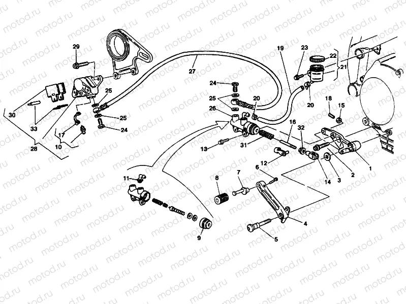 REAR BRAKE SYSTEM » BRAKING SYSTEM