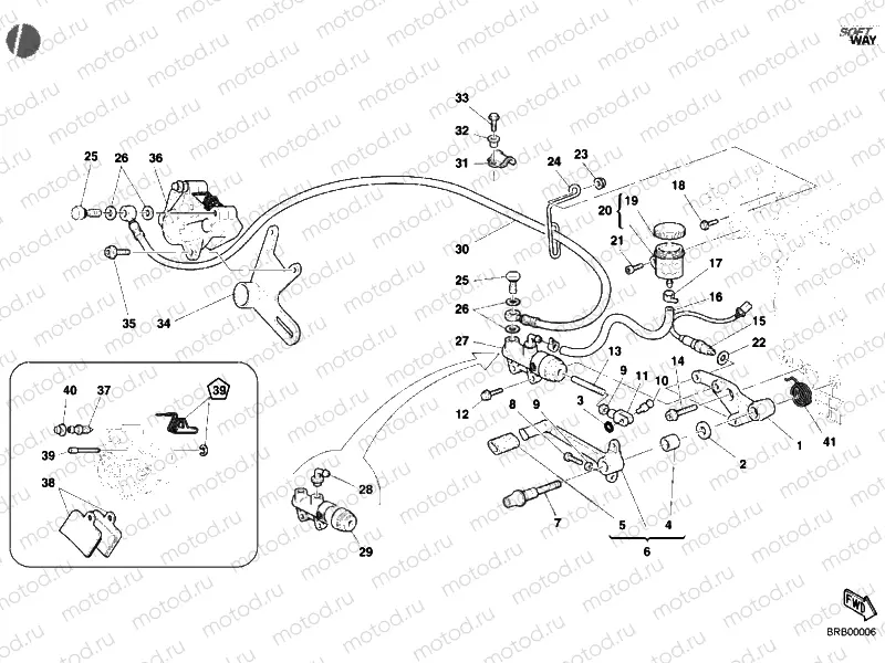 REAR BRAKE SYSTEM » BRAKING SYSTEM