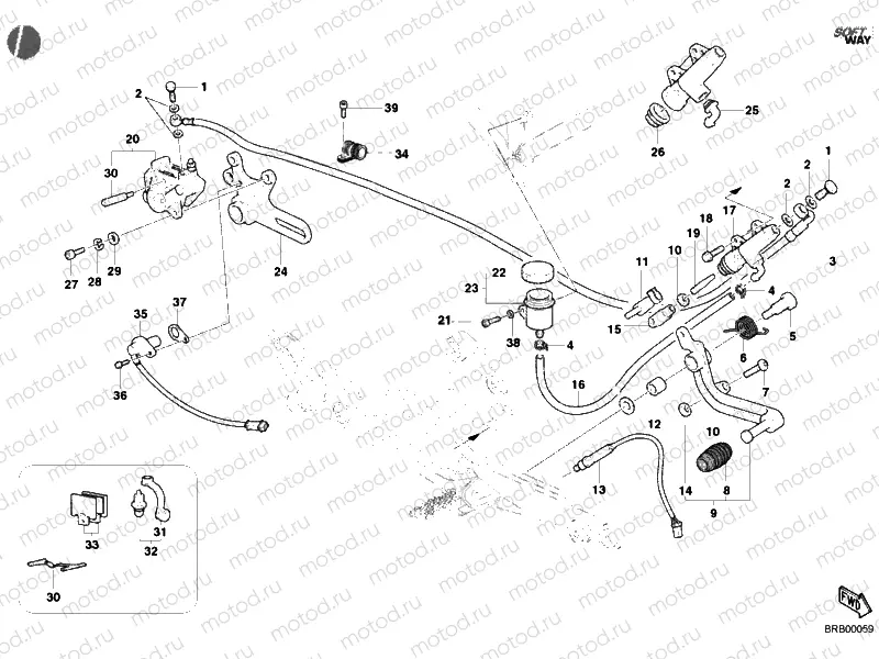 REAR BRAKE SYSTEM » BRAKING SYSTEM