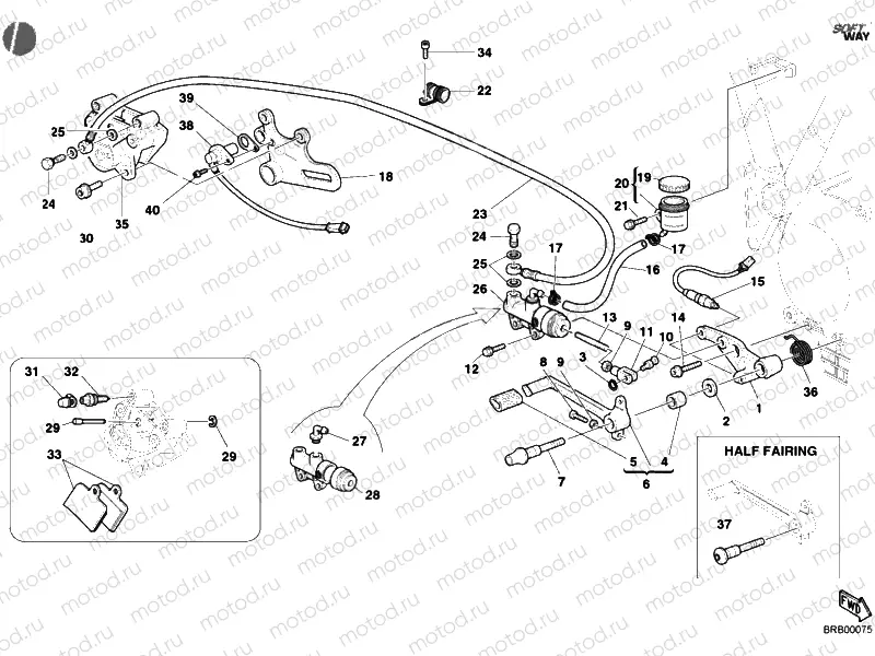 REAR BRAKE SYSTEM » BRAKING SYSTEM