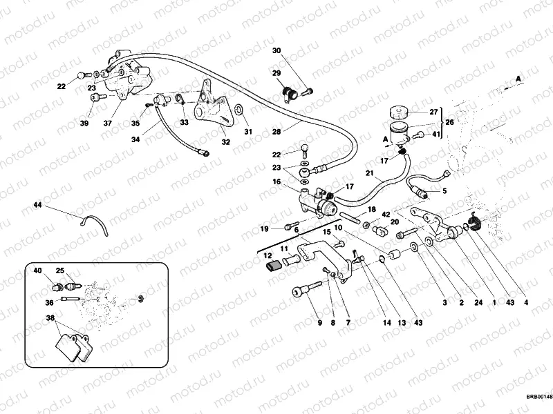 REAR BRAKE SYSTEM » BRAKING SYSTEM