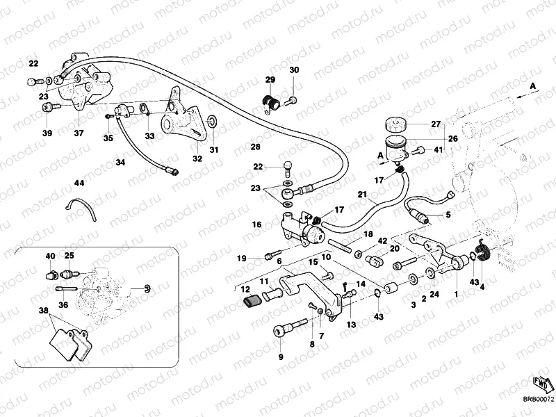 REAR BRAKE SYSTEM » BRAKING SYSTEM