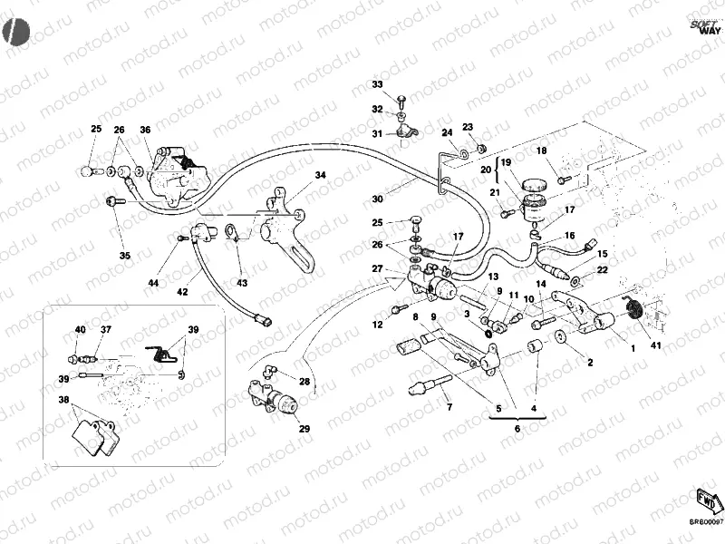 REAR BRAKE SYSTEM » BRAKING SYSTEM