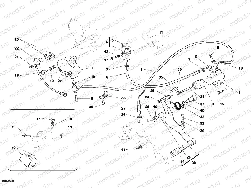 REAR BRAKE SYSTEM » BRAKING SYSTEM