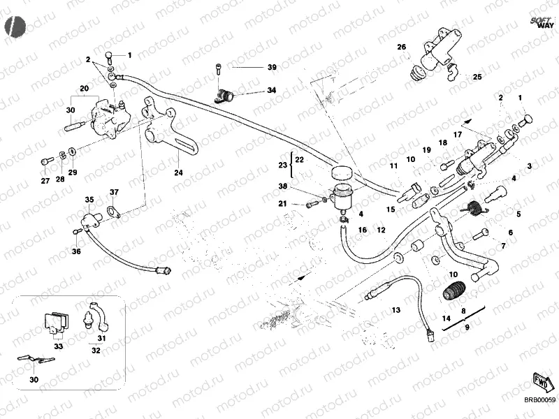 REAR BRAKE SYSTEM » BRAKING SYSTEM