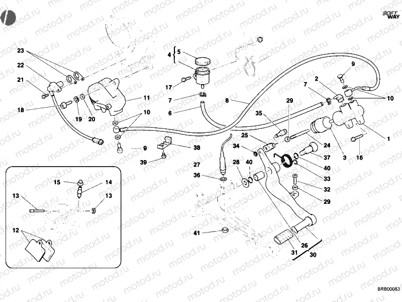 REAR BRAKE SYSTEM » BRAKING SYSTEM