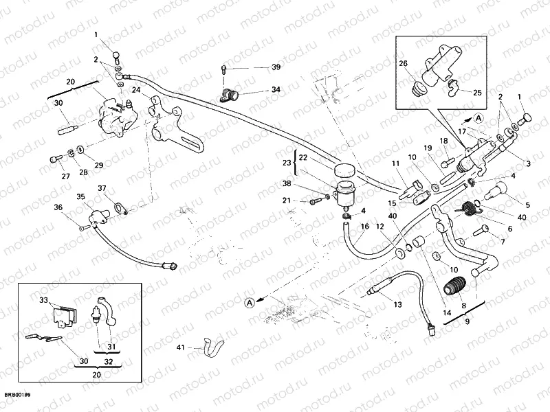 REAR BRAKE SYSTEM » BRAKING SYSTEM
