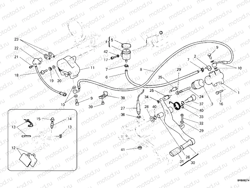 REAR BRAKE SYSTEM » BRAKING SYSTEM