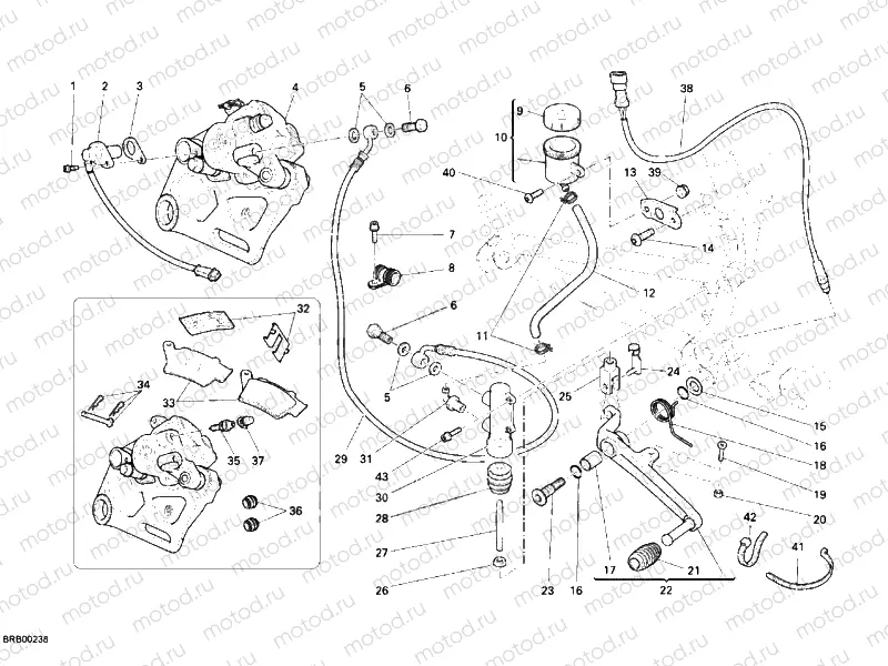 REAR BRAKE SYSTEM » BRAKING SYSTEM