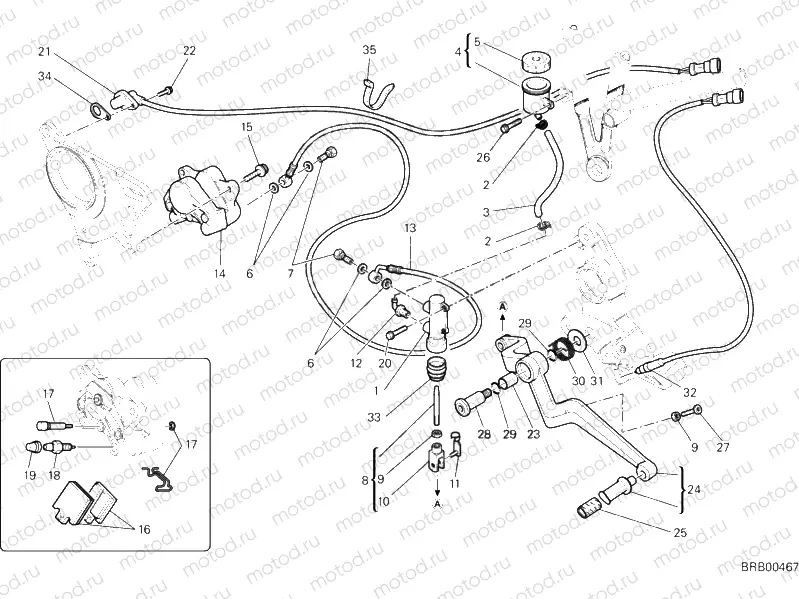 REAR BRAKE SYSTEM » BRAKING SYSTEM
