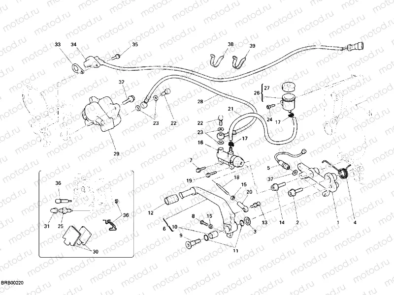 REAR BRAKE SYSTEM » BRAKING SYSTEM