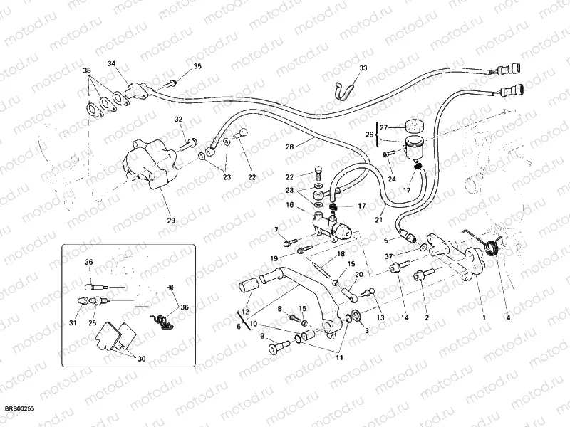 REAR BRAKE SYSTEM » BRAKING SYSTEM