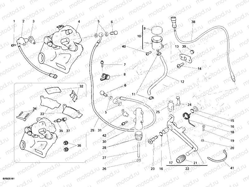 REAR BRAKE SYSTEM » BRAKING SYSTEM