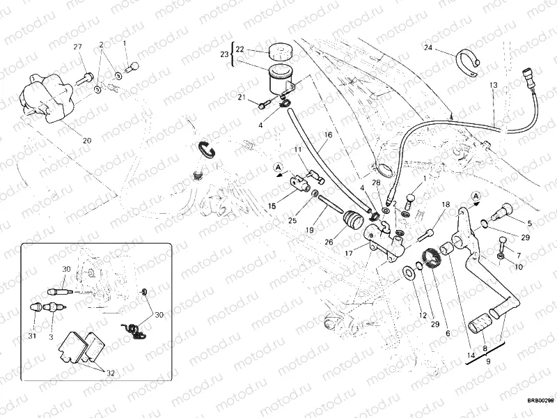 REAR BRAKE SYSTEM » BRAKING SYSTEM