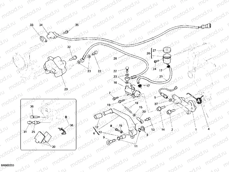 REAR BRAKE SYSTEM » BRAKING SYSTEM