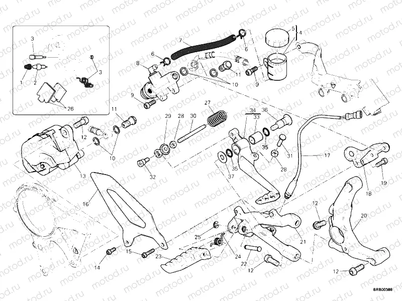 REAR BRAKE SYSTEM » BRAKING SYSTEM