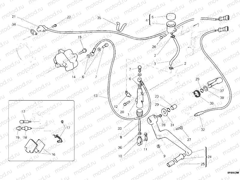 REAR BRAKE SYSTEM » BRAKING SYSTEM