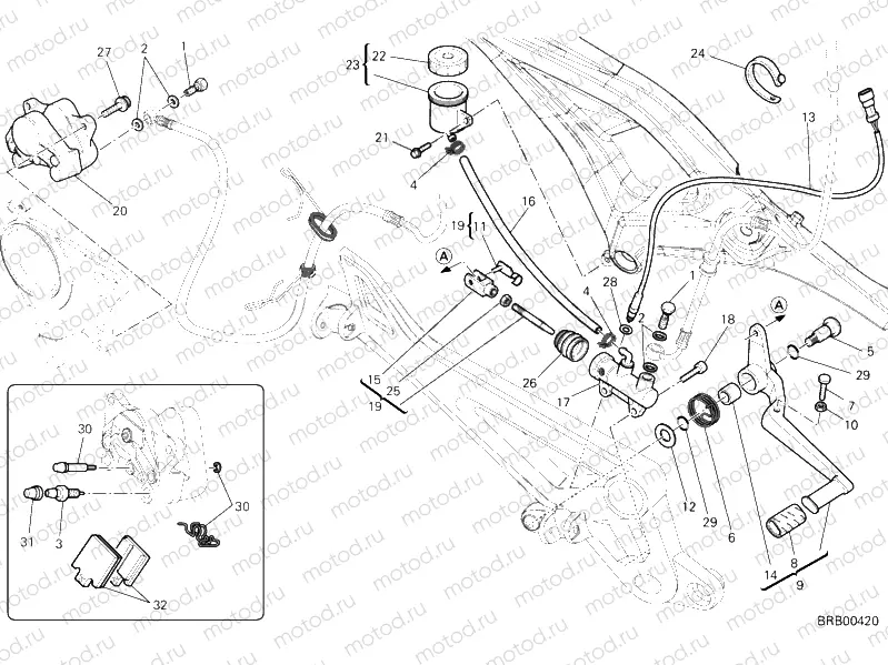 REAR BRAKE SYSTEM » BRAKING SYSTEM