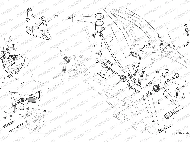 REAR BRAKE SYSTEM » BRAKING SYSTEM