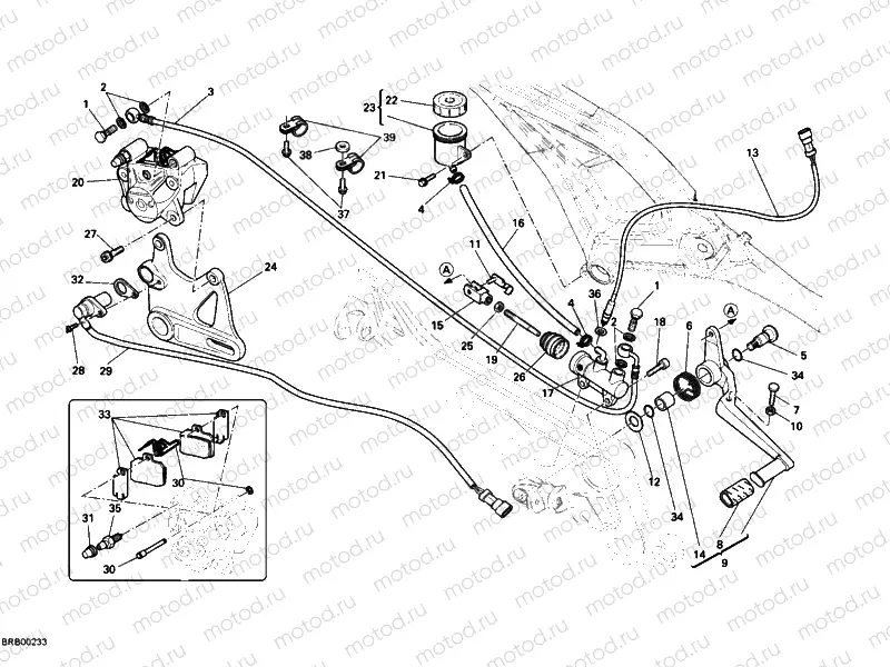 REAR BRAKE SYSTEM » BRAKING SYSTEM