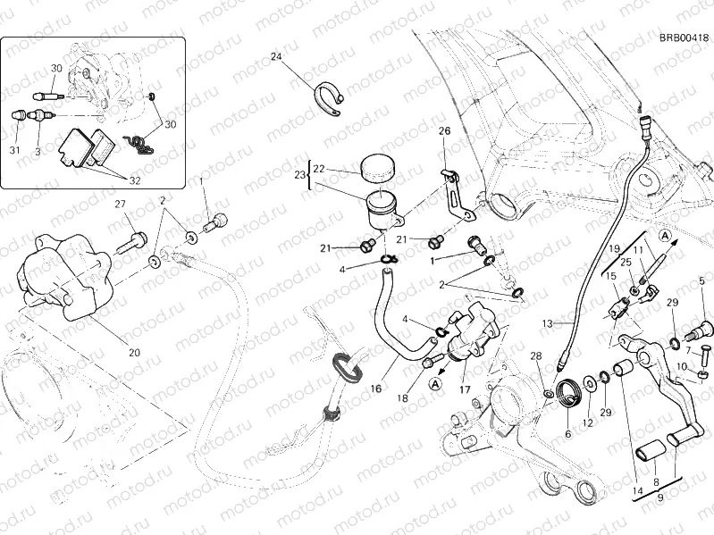 REAR BRAKE SYSTEM » BRAKING SYSTEM