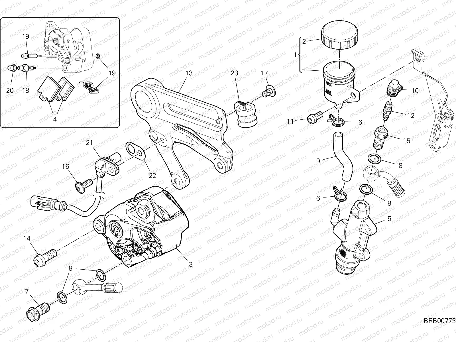 REAR BRAKE SYSTEM [MOD:M937+]