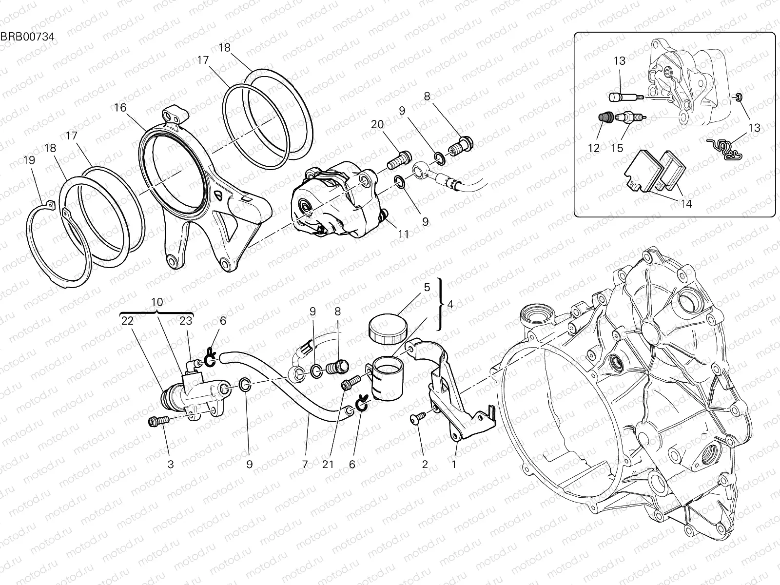 REAR BRAKE SYSTEM [MOD:PANV4SL]