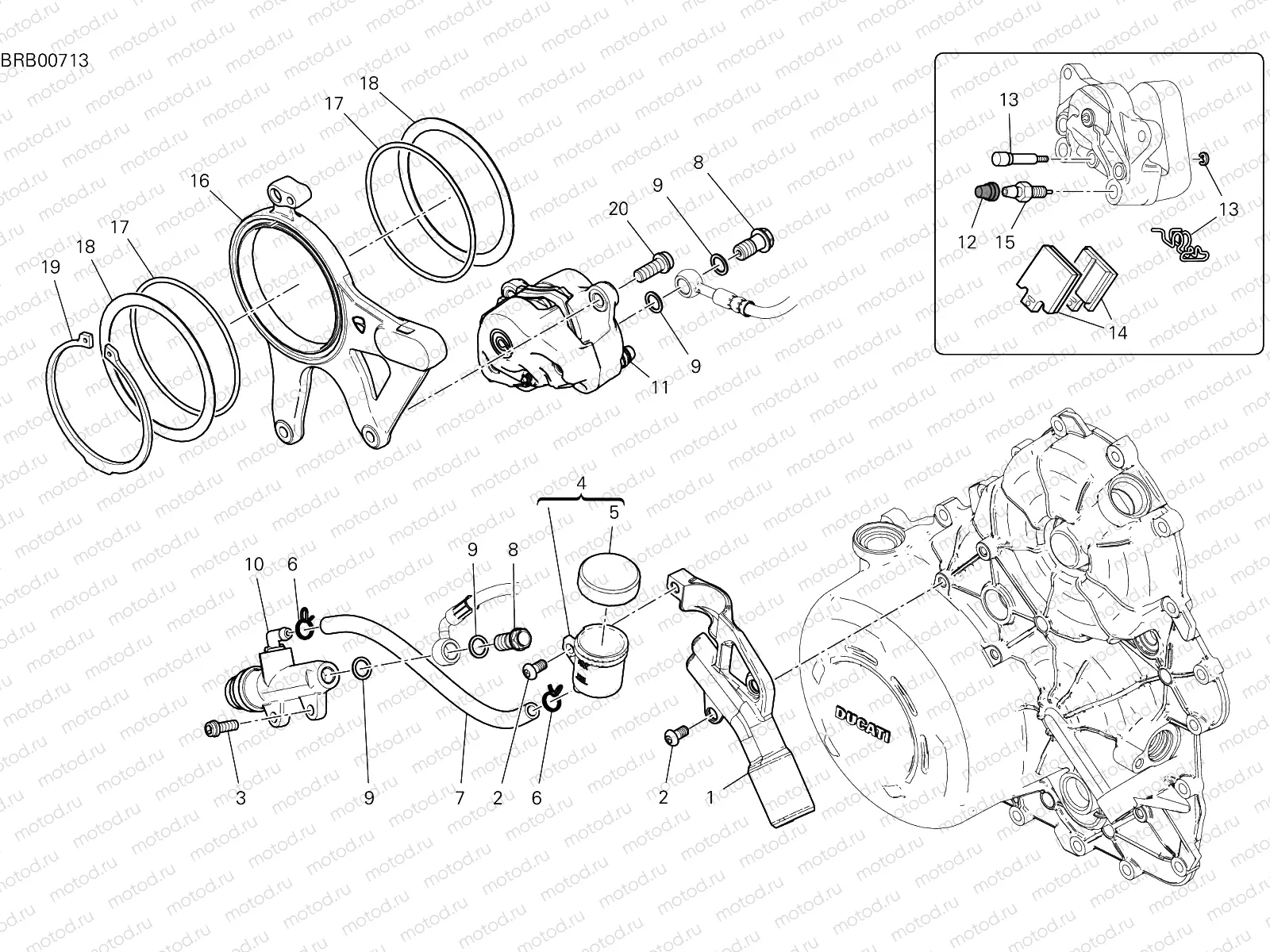 REAR BRAKE SYSTEM [MOD:SFV4 S]
