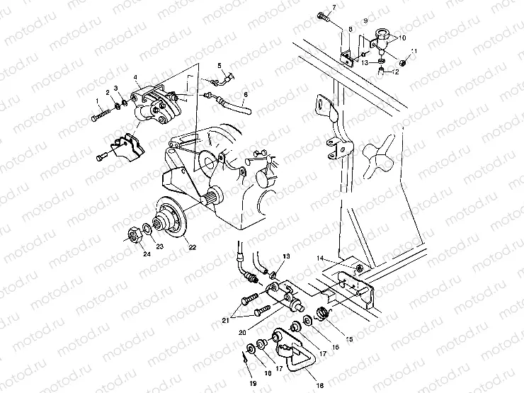REAR BRAKE/FOOT PEDAL - A99CH33CB (4945964596c011) | REAR BRAKE/FOOT PEDAL - A99CH33CB (4945964596c011)