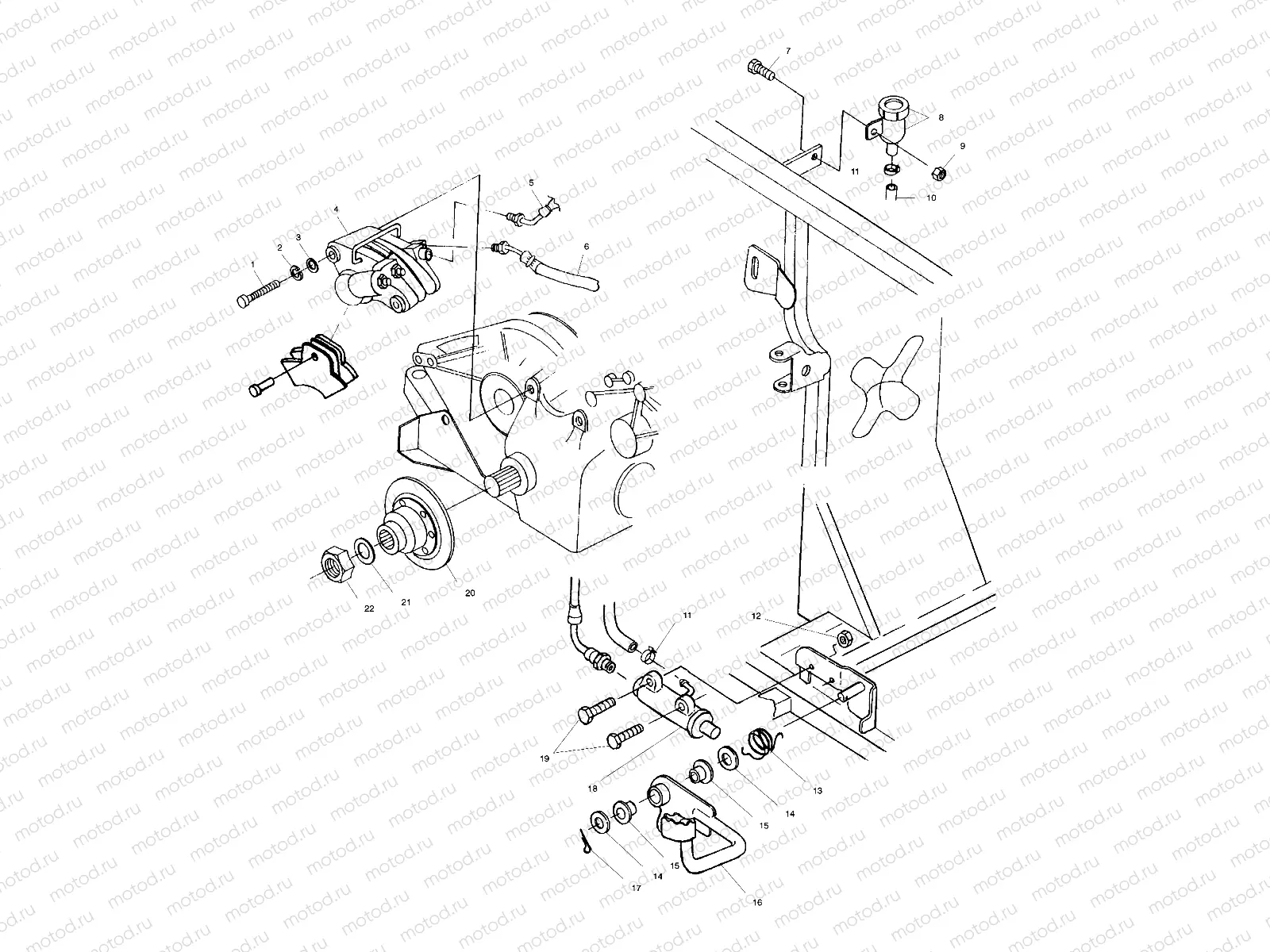 REAR BRAKE/FOOT PEDAL - A99CH50EB (4949114911c011) | REAR BRAKE/FOOT PEDAL - A99CH50EB (4949114911c011)