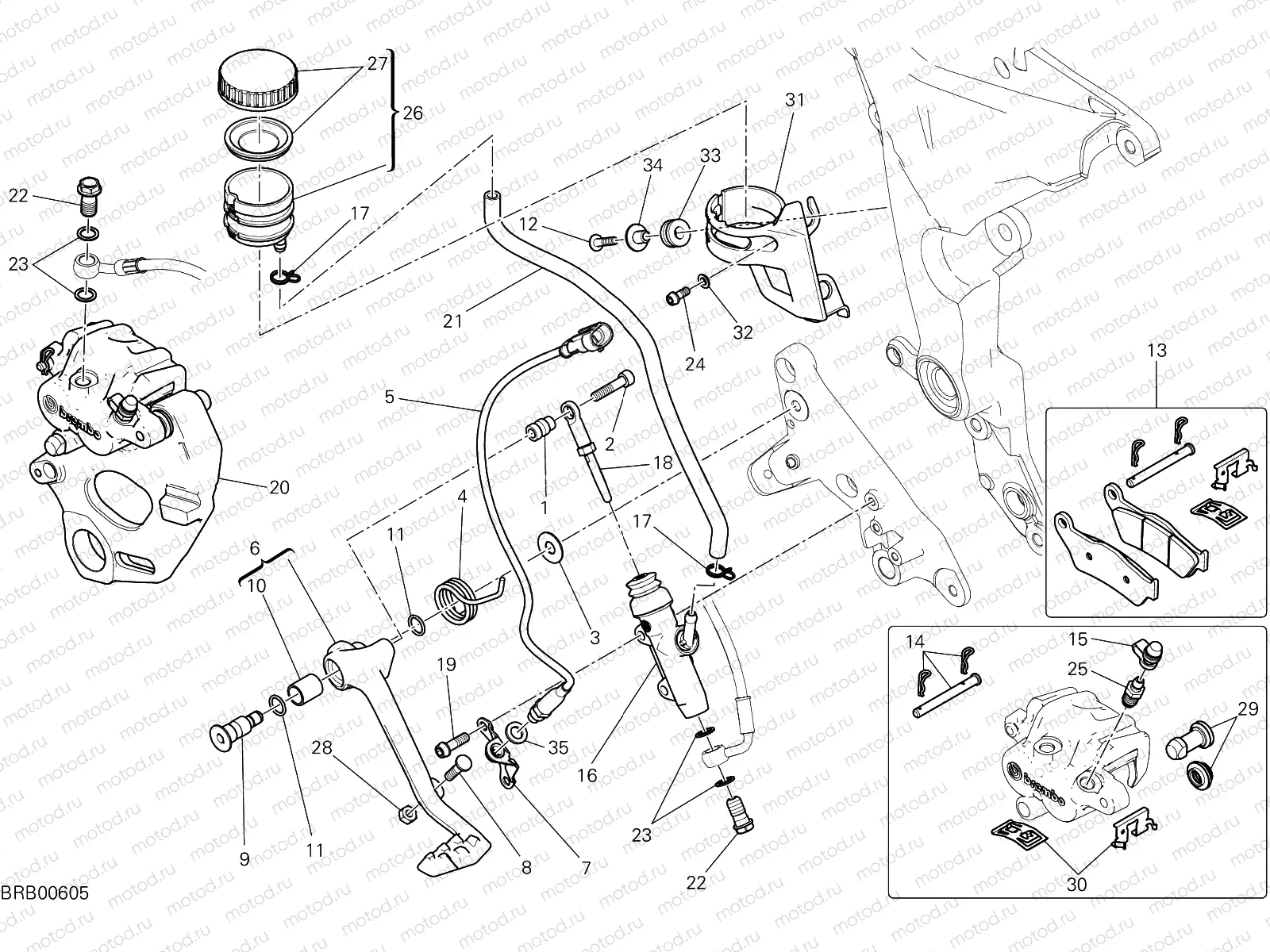 REAR BRAKING SYSTEM [MOD:MS950S]