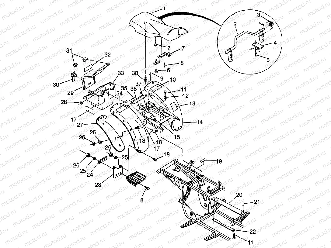 REAR CAB 4X4 350L / W938139 (4924052405002A) | REAR CAB 4X4 350L / W938139 (4924052405002A)
