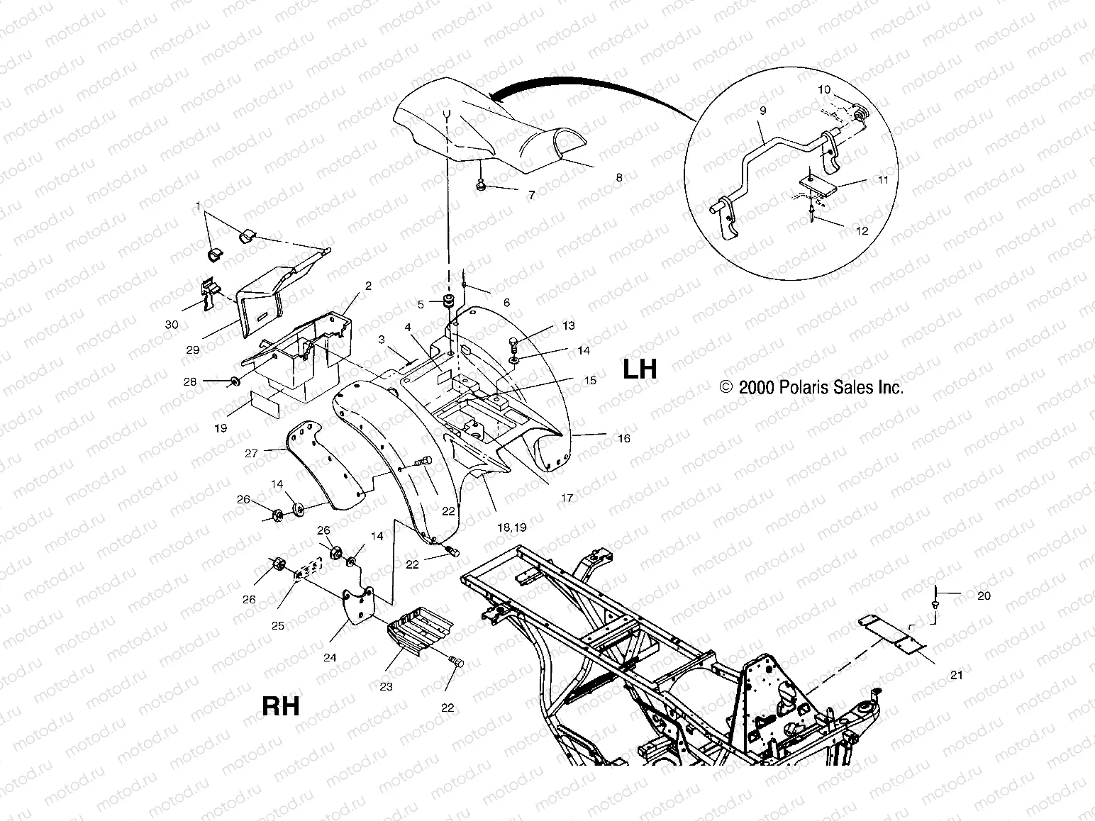 REAR CAB - A00AA32AA (4949914991A006) | REAR CAB - A00AA32AA (4949914991A006)