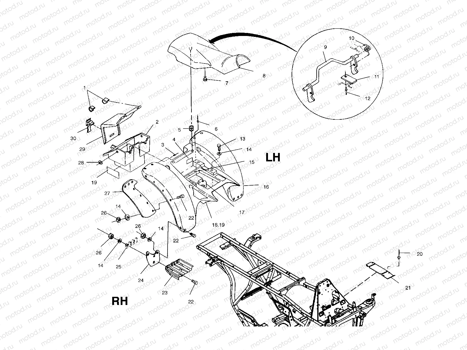 REAR CAB - A00AA32AB (4960076007A006) | REAR CAB - A00AA32AB (4960076007A006)