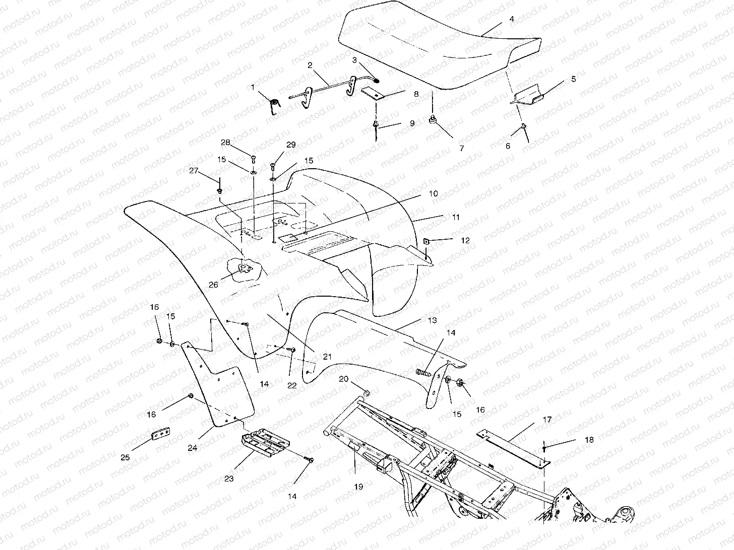 REAR CAB - A01BA25CA (4963666366A004) | REAR CAB - A01BA25CA (4963666366A004)
