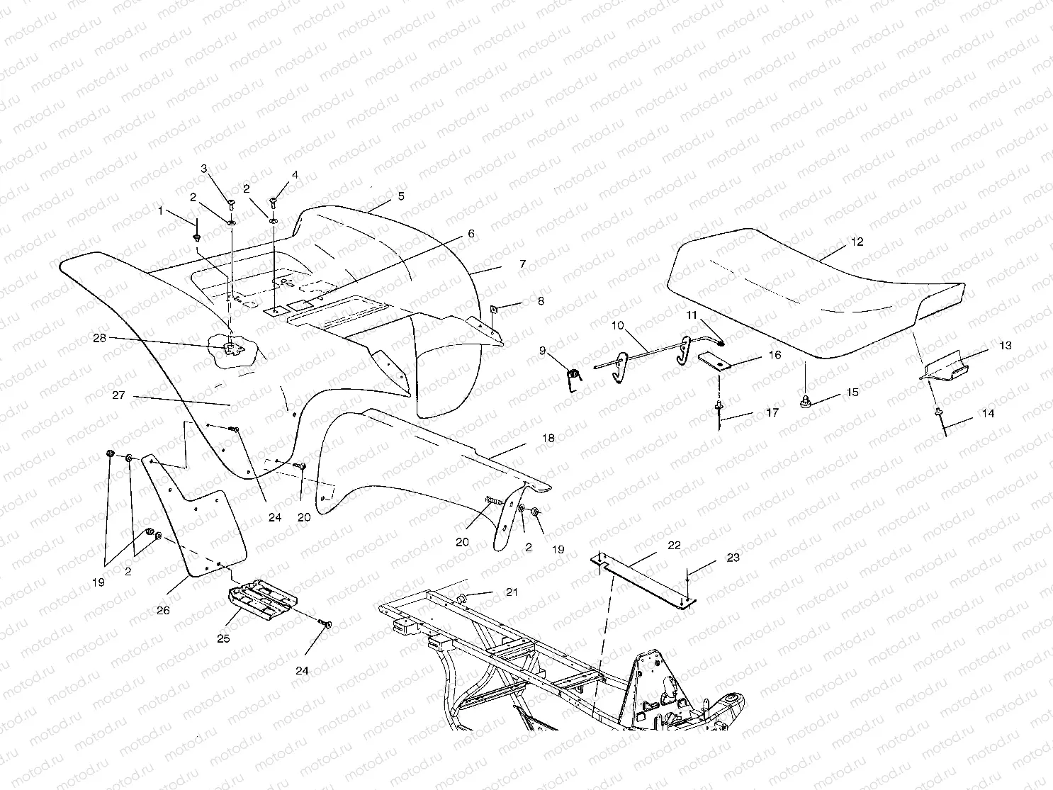 REAR CAB - A02BG38CA (4974677467A04) | REAR CAB - A02BG38CA (4974677467A04)