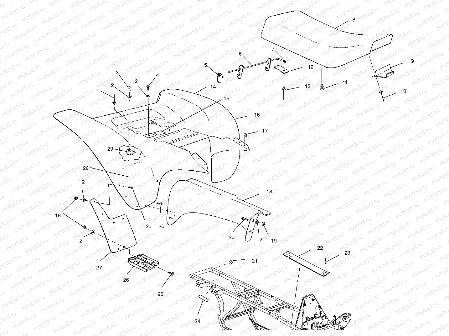 REAR CAB - A03BA38CA (4982568256A04) | REAR CAB - A03BA38CA (4982568256A04)