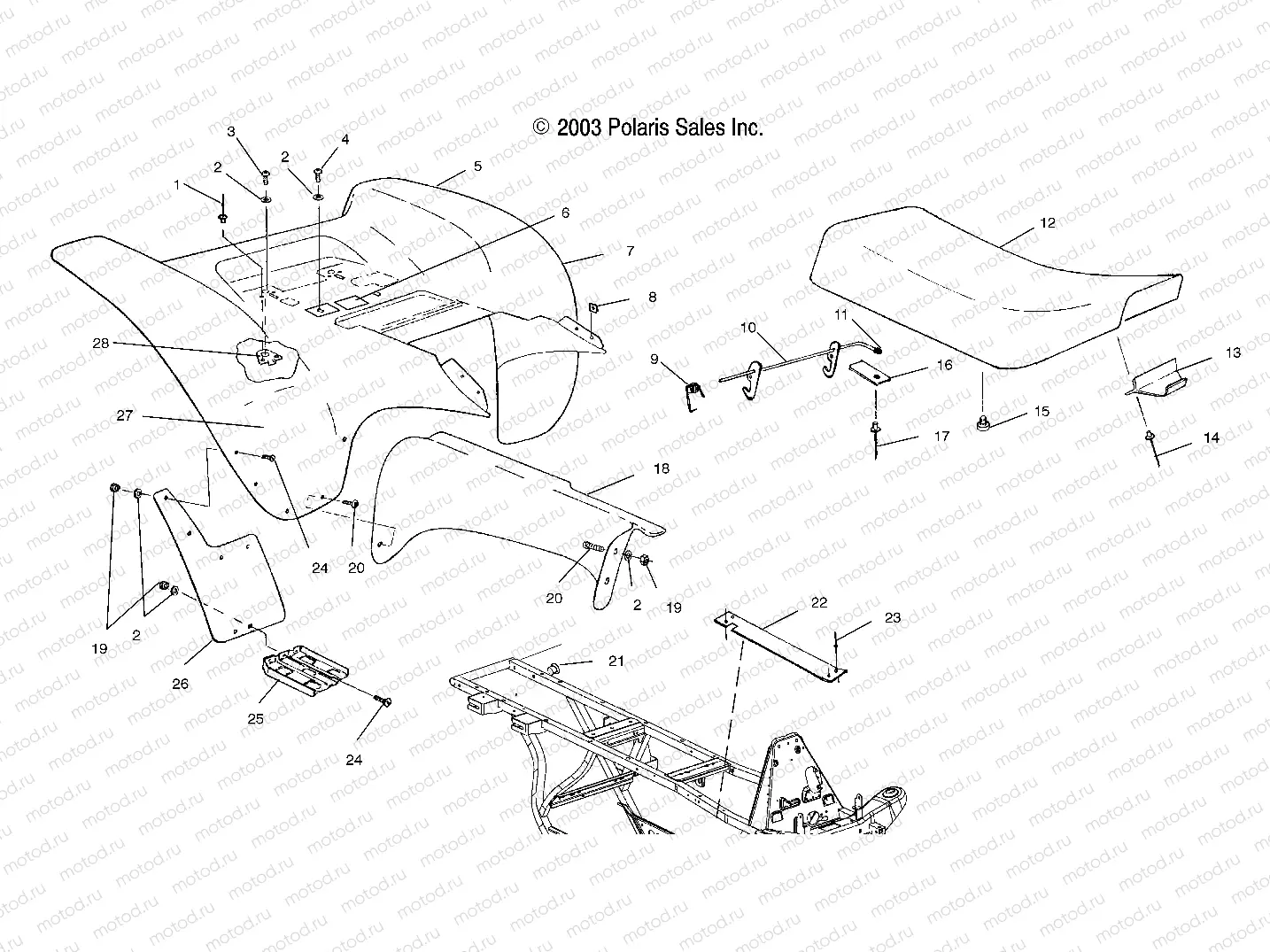 REAR CAB - A04BG50AA/FA (4986228622A04) | REAR CAB - A04BG50AA/FA (4986228622A04)