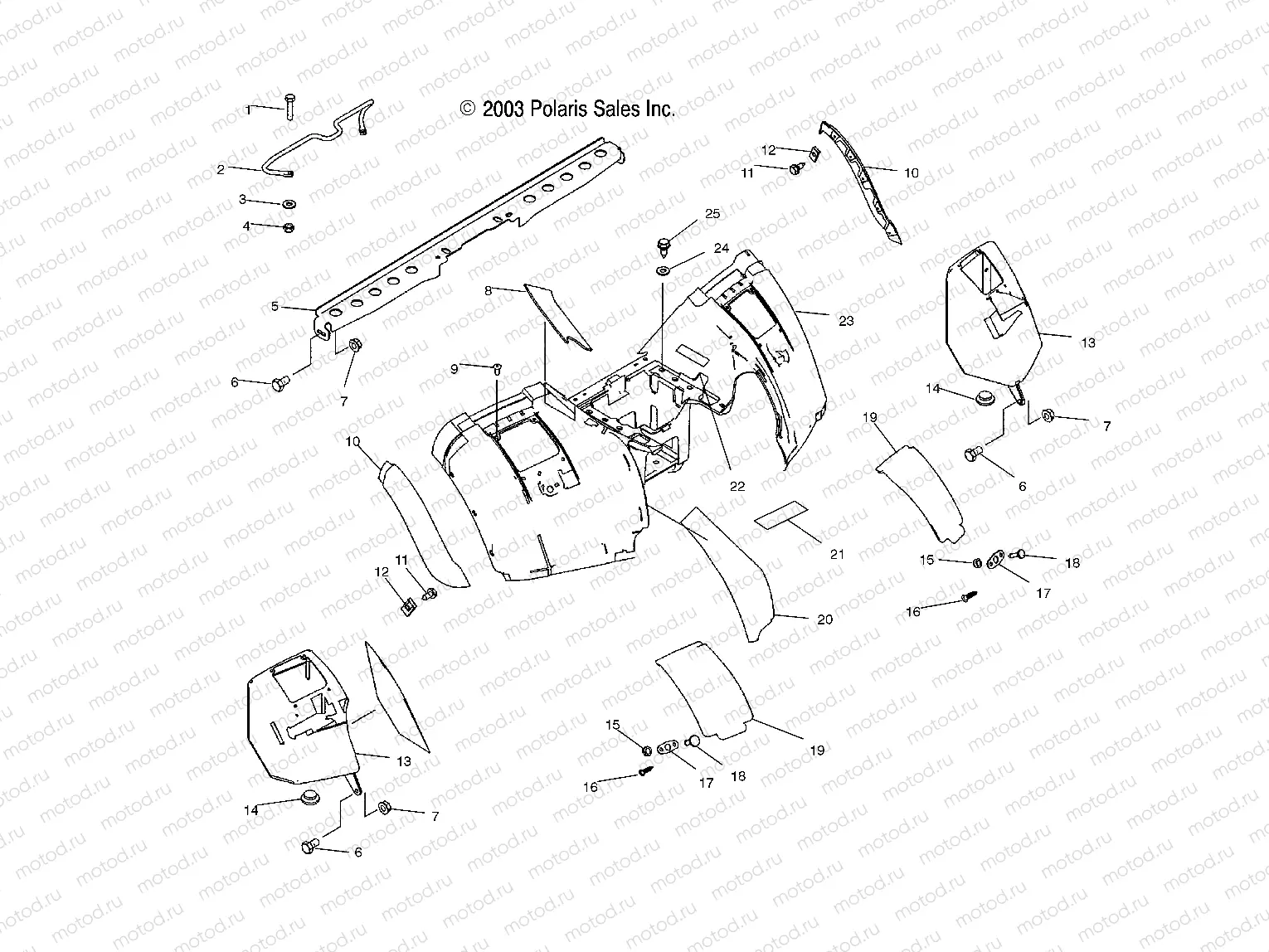 REAR CAB - A04JD32AA (4977487748A07) | REAR CAB - A04JD32AA (4977487748A07)