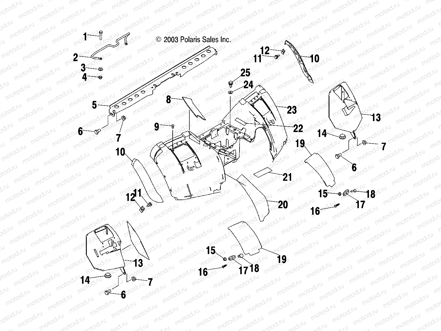 REAR CAB - A04JD50AA/AB/CA (4985938593A07) | REAR CAB - A04JD50AA/AB/CA (4985938593A07)