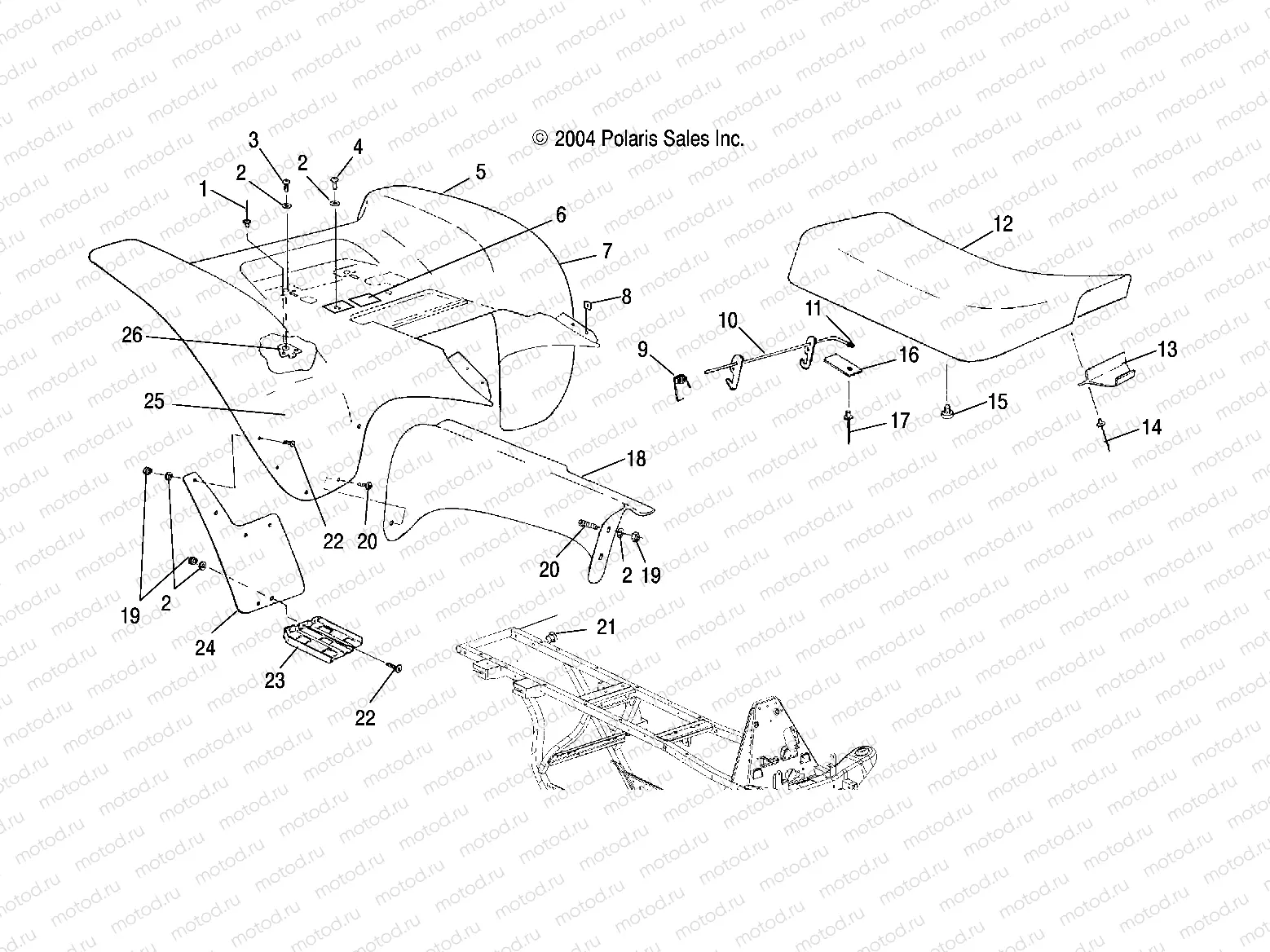 REAR CAB - A05BG50AA/FA (4994789478A04) | REAR CAB - A05BG50AA/FA (4994789478A04)