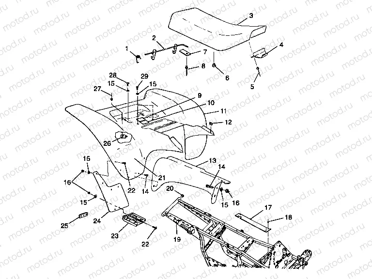 REAR CAB - A99BA25CA (4949574957a006) | REAR CAB - A99BA25CA (4949574957a006)