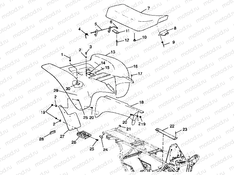 REAR CAB - A99BG38CA (4949664966a006) | REAR CAB - A99BG38CA (4949664966a006)