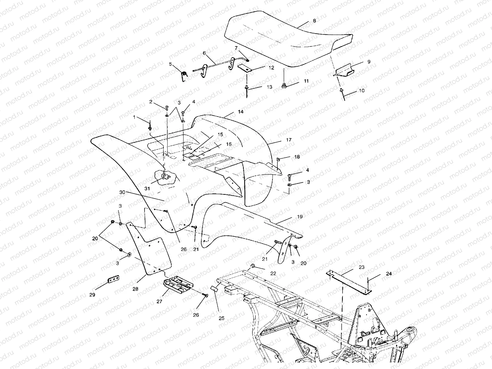 REAR CAB - A99BG38CB (4952505250a006) | REAR CAB - A99BG38CB (4952505250a006)