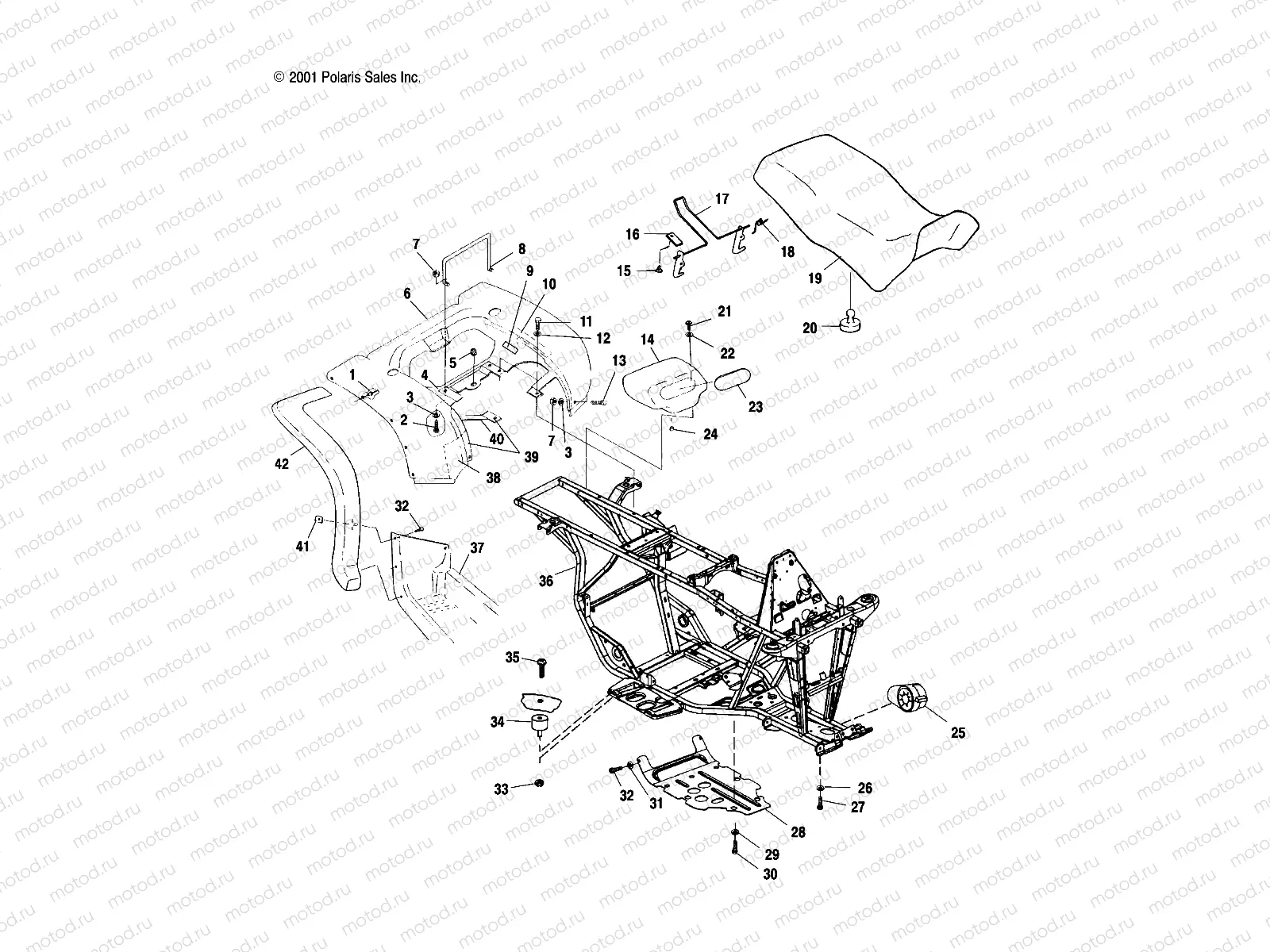 REAR CAB and SEAT - A02CD50AA/AB/FB(4970197019A03) | REAR CAB and SEAT - A02CD50AA/AB/FB(4970197019A03)