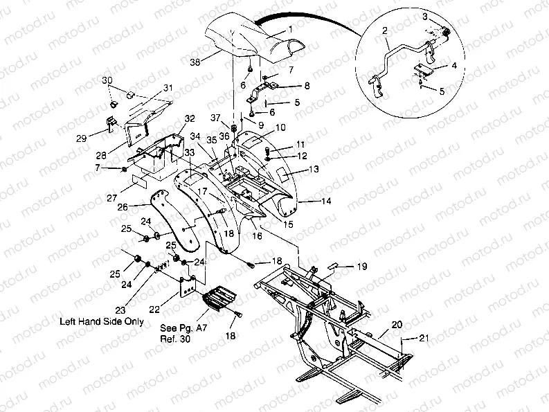 REAR CAB ASSEMBLY 2x4 300 W947530 (4926742674A006) | REAR CAB ASSEMBLY 2x4 300 W947530 (4926742674A006)