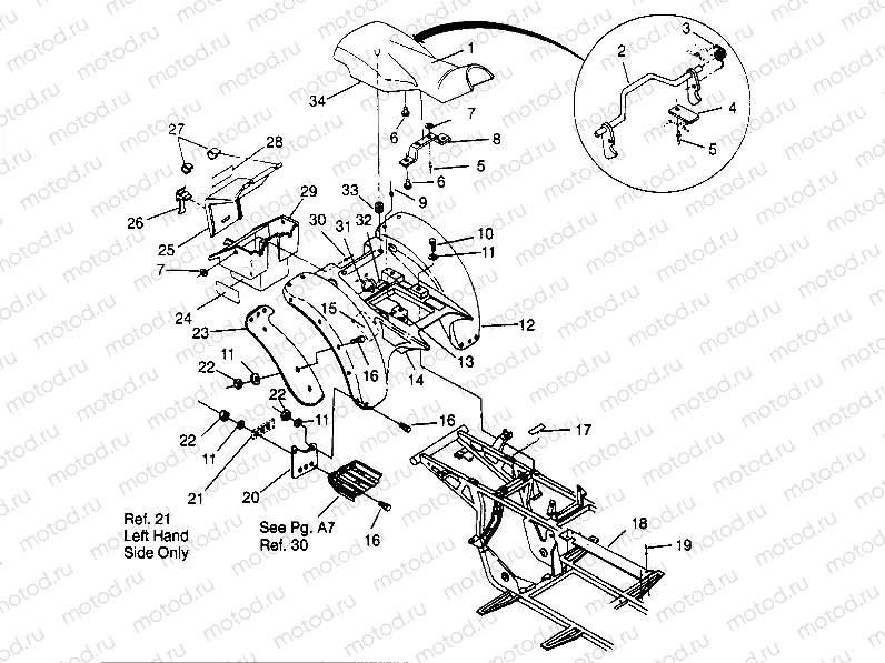 REAR CAB ASSEMBLY 2X4 300 W957530 (4930053005A006) | REAR CAB ASSEMBLY 2X4 300 W957530 (4930053005A006)