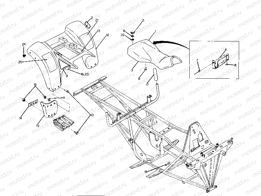 Rear Cab Assembly (4917741774002A) | Rear Cab Assembly (4917741774002A)