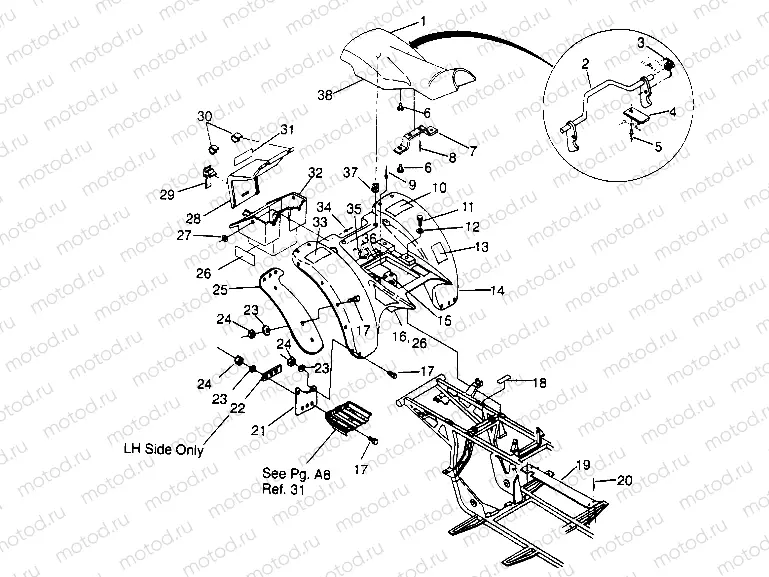 REAR CAB ASSEMBLY Magnum 2x4 W957544 (4926852685A007) | REAR CAB ASSEMBLY Magnum 2x4 W957544 (4926852685A007)