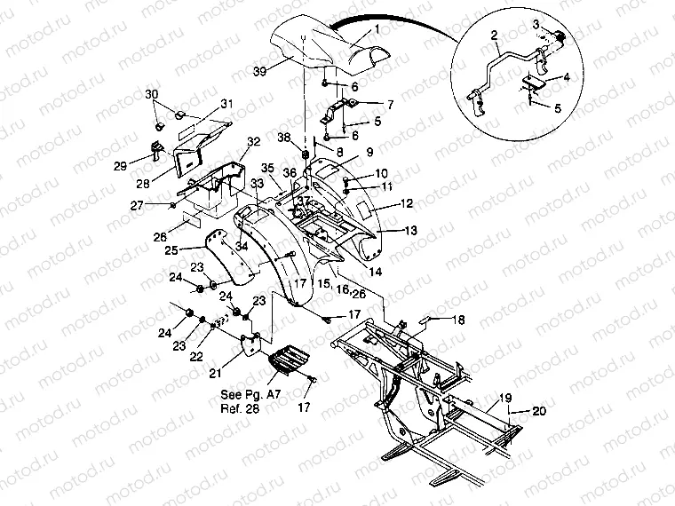 REAR CAB ASSEMBLY Trail Boss W948527 (4926822682A006) | REAR CAB ASSEMBLY Trail Boss W948527 (4926822682A006)
